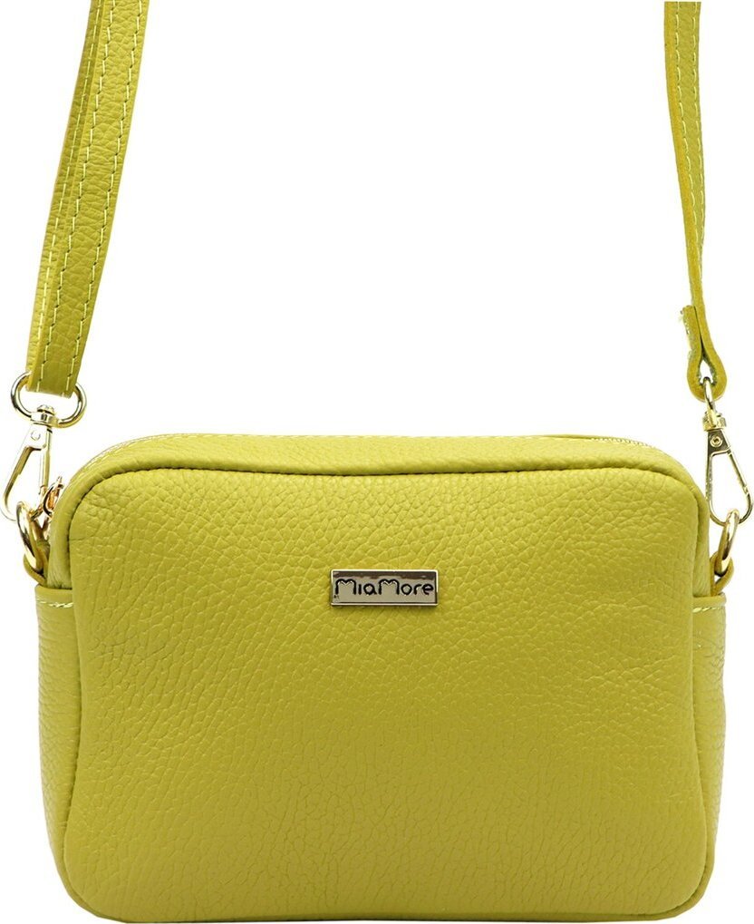 MiaMore Damska torebka ze skóry naturalnej MiaMore 01-059 DOLLARO NoSize