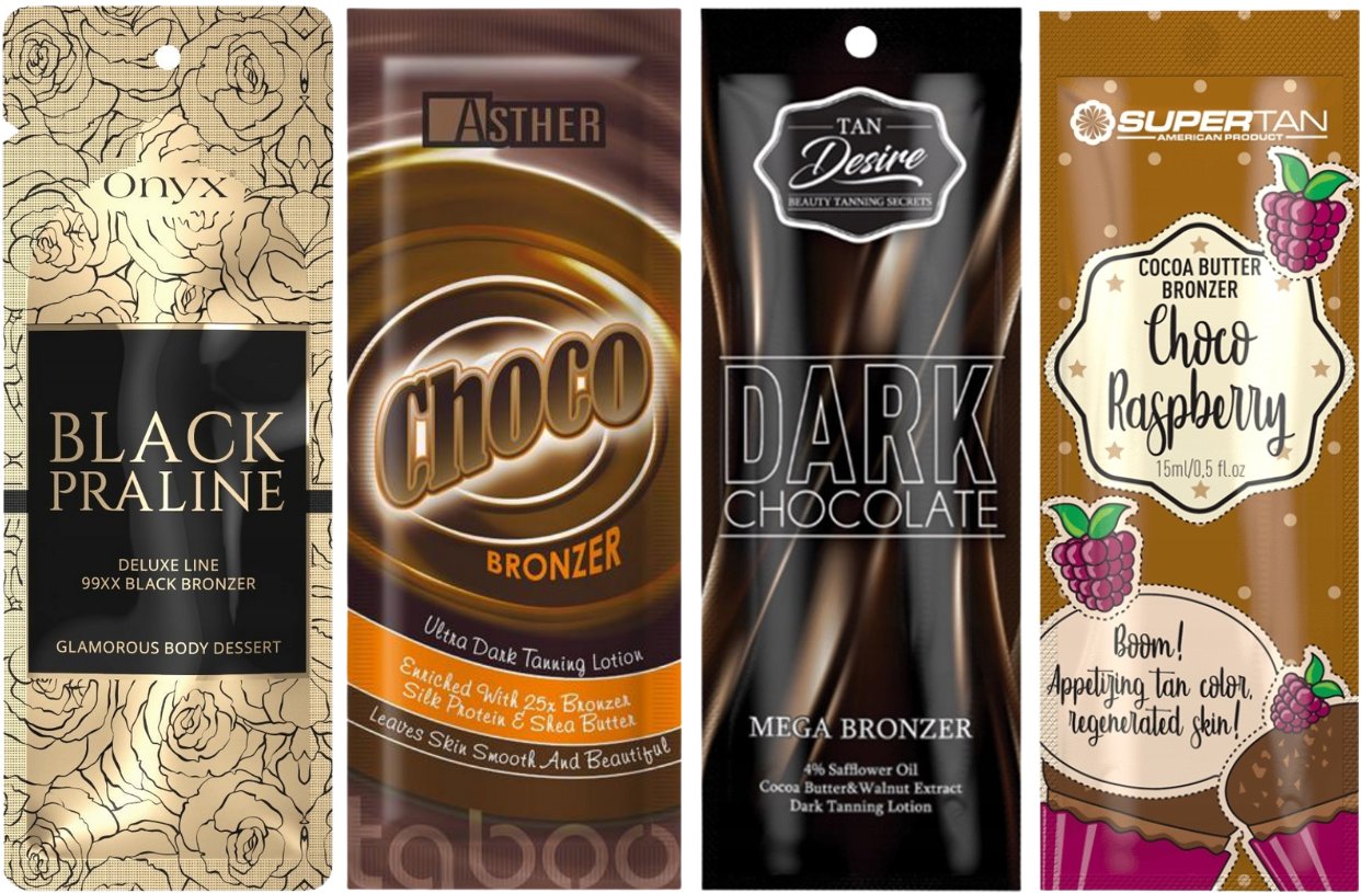 Zestaw Czekoladowych Bronzerów 8 Sztuk