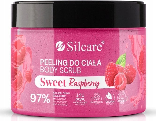 SILCARE_Peeling do ciała Sweet Raspberry 350ml