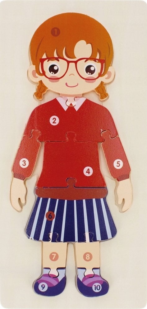 Mega Creative UKLADANKA DREW DZIEWCZYNKA 10EL 15X32 MC FOL 102