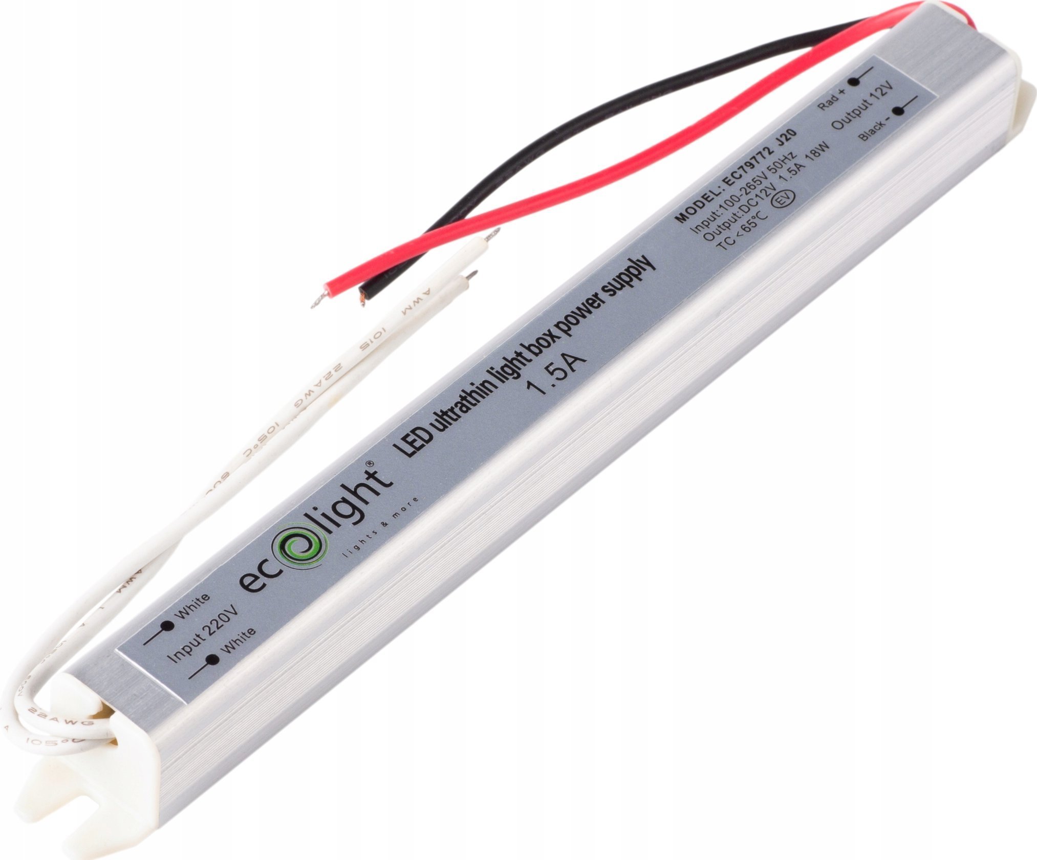 ECOLIGHT2 Eco Light EC79772 zasilacz meblowy 18W biały
