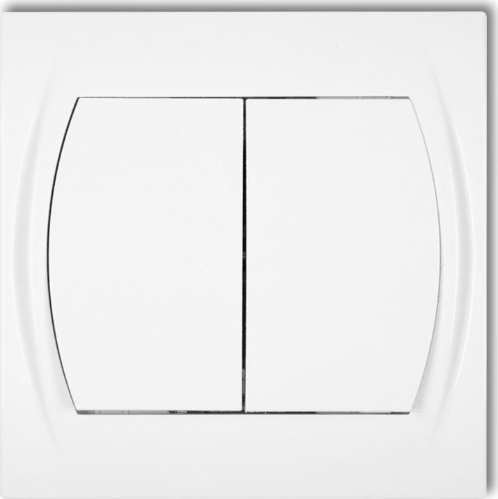 Karlik Logo łącznik świecznikowy podświetlany biały (LWP-2L)