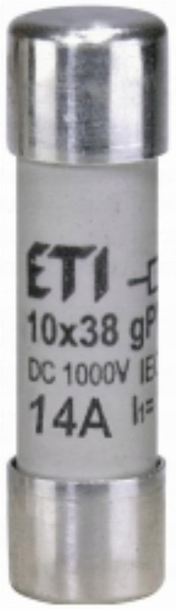 Wkładka bezpiecznikowa cylindryczna PV 10x38mm 14A gPV 1000V DC CH10 002625079