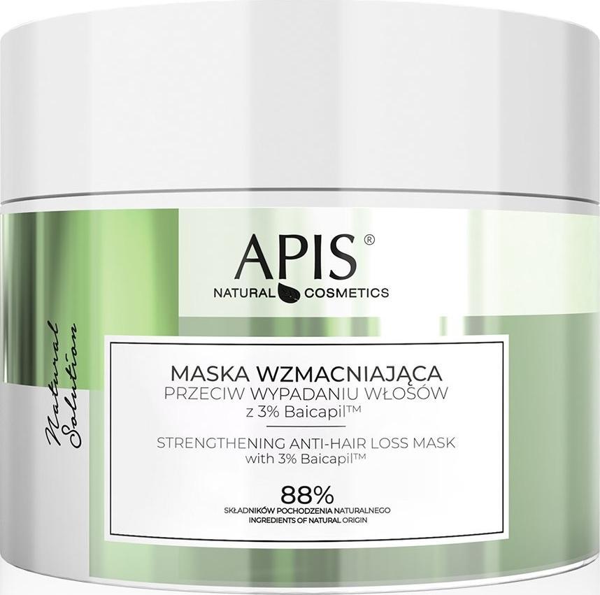 Apis APIS_Wzmacniająca maska przeciw wypadaniu włosów z 3% Baicapil 200ml