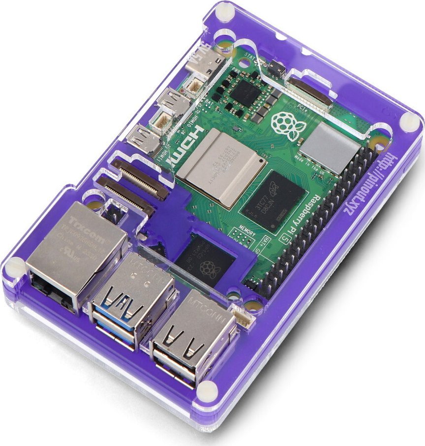 PiMoroni Pibow Coupe 5 - obudowa do Raspberry Pi 5 - Royale - PiMoroni PIM679}
