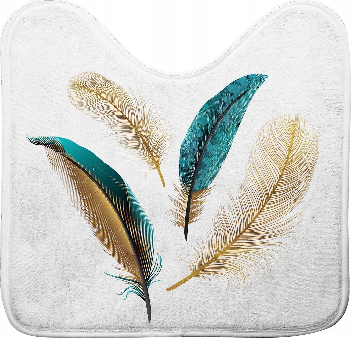 Bisk Dywanik łazienkowy 45x45cm biały