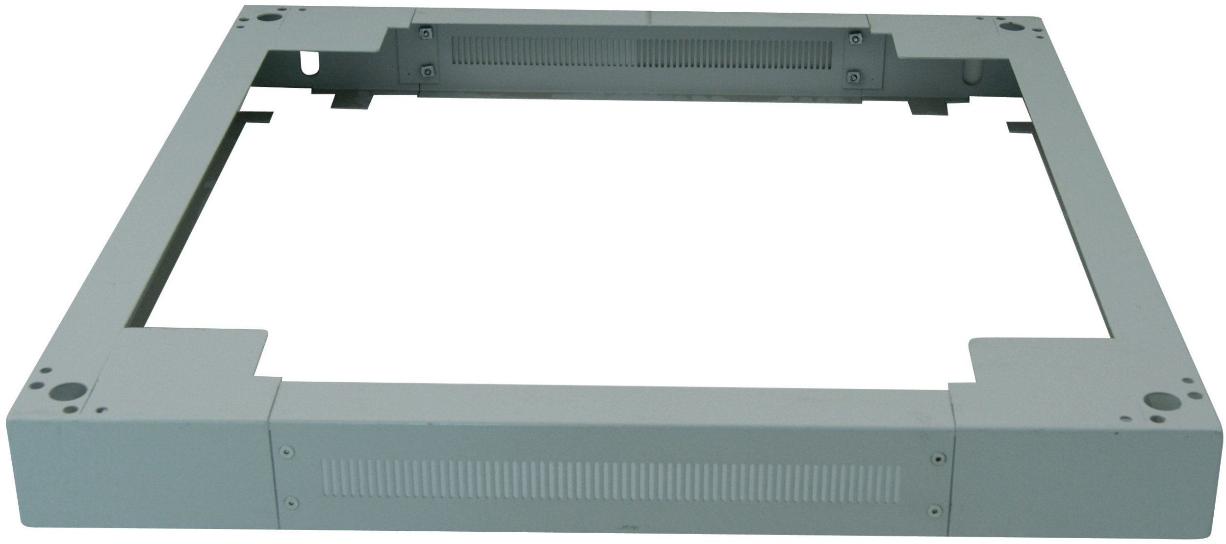 INTELLINET Sockel grau zur Stabilisierung von frei stehenden Schraenken 90x600x800 mm grau