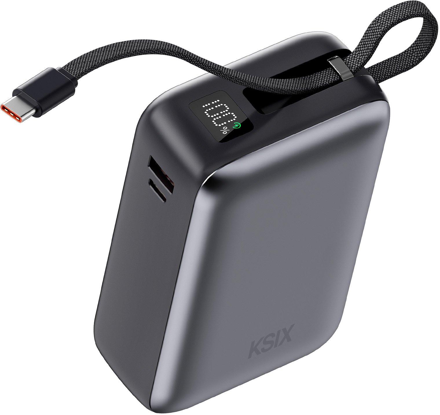 Ksix Power Bank 30000 Mah Power PULSE, Grey