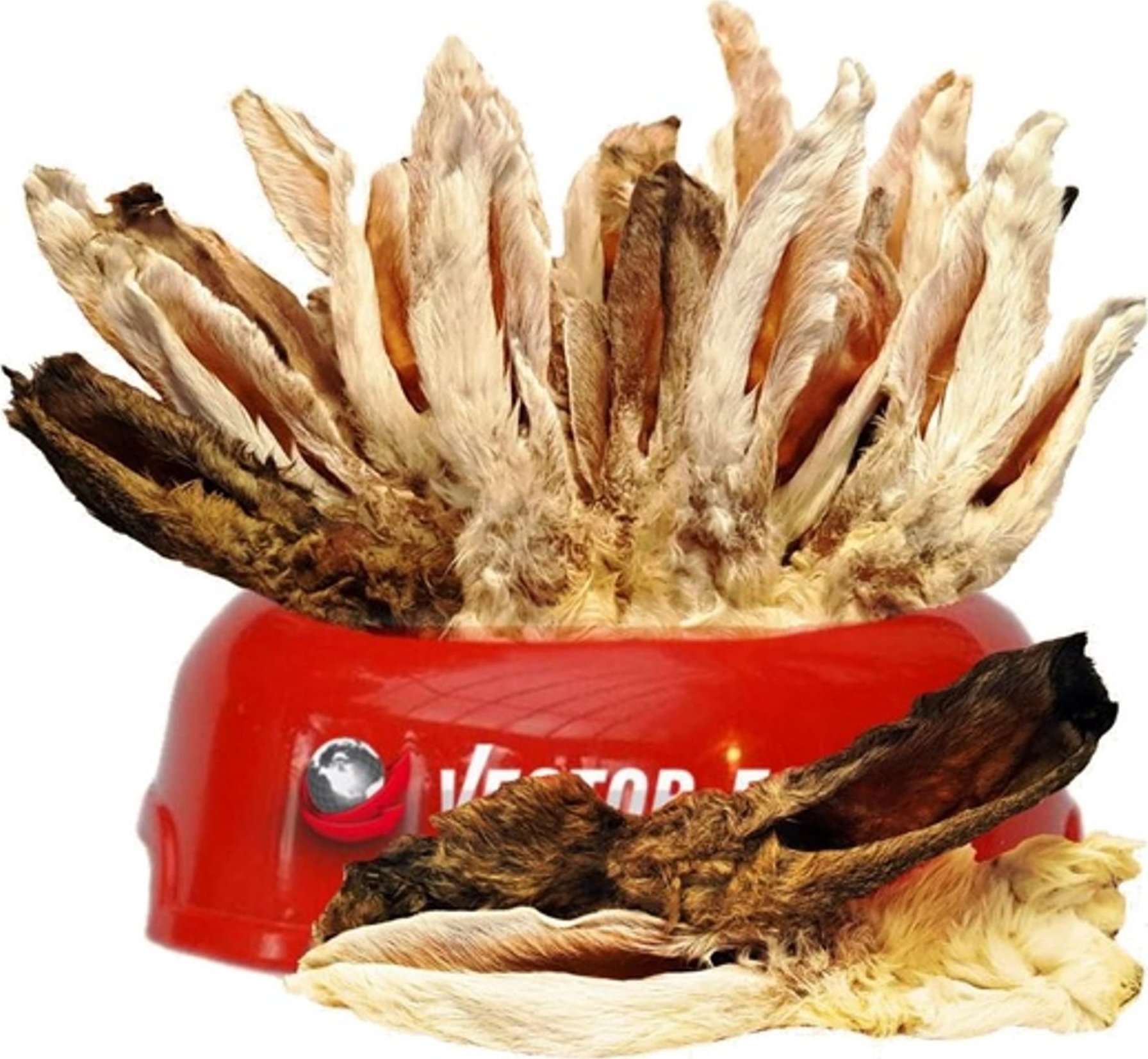 Vector-Food Vector-Food Uszy królicze z sierścią 20szt