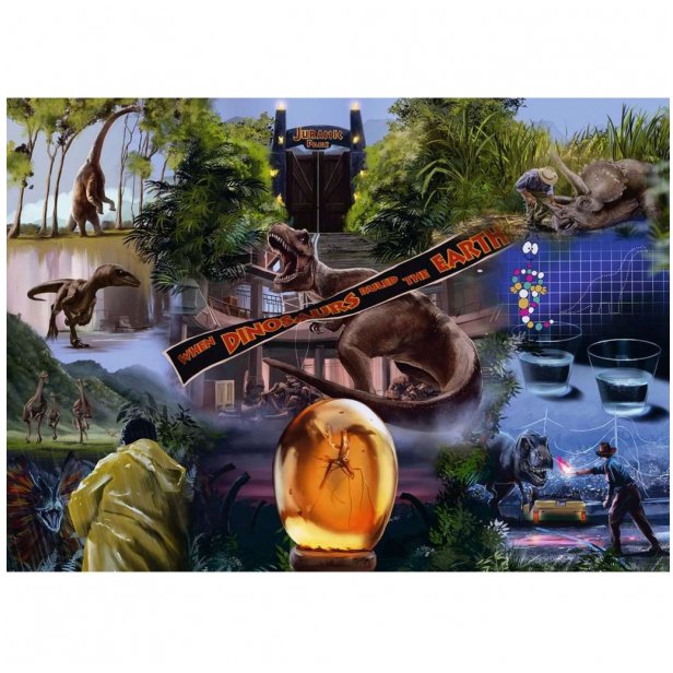 Ravensburger Puzzle Universal VAULT Movie Collection - Jurassic Park (1000 pieces)