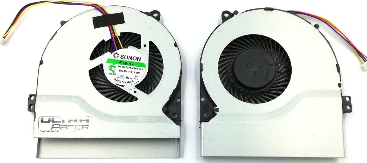 Wentylator Ultra Parts Wentylator ASUS F550 F552 K550 P450 P550 R510 R513 S550 S56 X450 X550 V550 X552 Y581 VIVOBOOK 13GNSJ1AM010-1 13N0-PZA0101 MF600