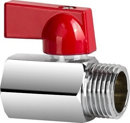 UN ZAWÃR KULOWY 1/2'MINI WZ CHROM CIEPÅA