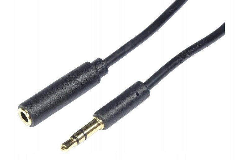 Przewód jack 3,5mm wtyk-gniazdo 1,5m JKP28 slim Vi