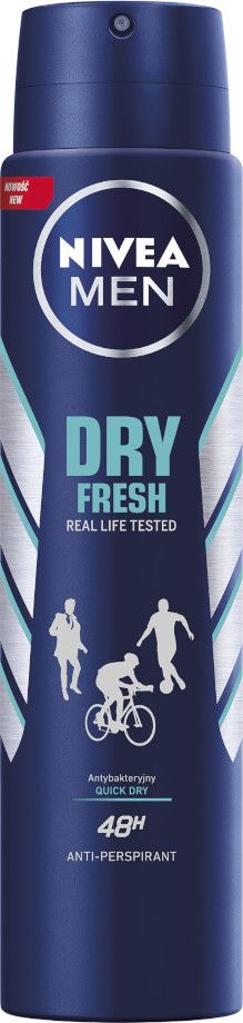 Nivea Dezodorant DRY FRESH spray męski 250ml