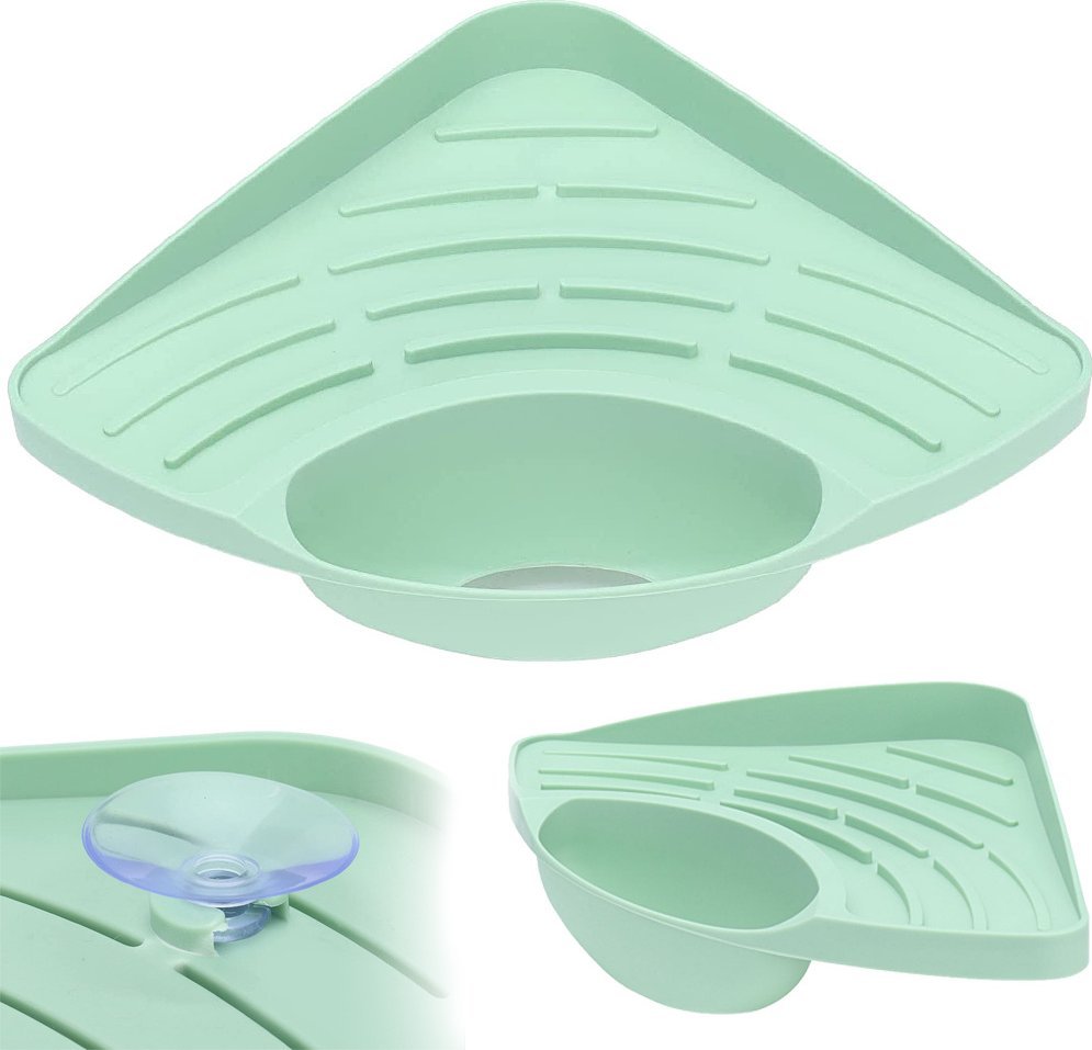 Verk Organizer do zlewu półka ociekacz kuchenny narożny Organizer do zlewu półka ociekacz kuchenny narożny