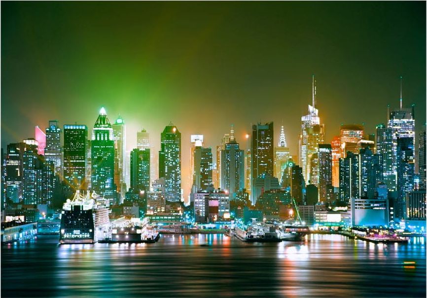 DecoNest Fototapeta - NY: Przystań światła - 200X140