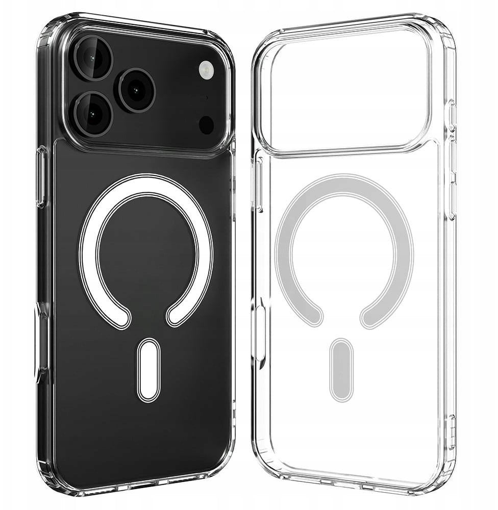 Etui Mercury Jelhard MagSafe do Apple iPhone 17 Pro Max przezroczysty