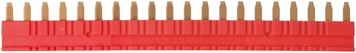 Złącze do przekaźników SIR6W i SIR6WB oraz gniazd 6Wi 6WB czerwone 36A 250V AC JB20-2 złącze czerwone 2615830
