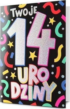 Karnet Urodziny 14