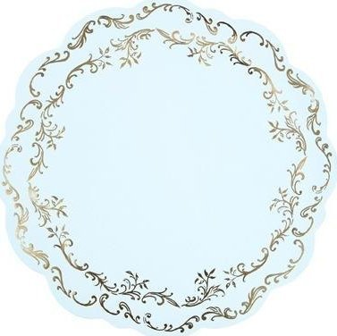 Podkładki pod talerze błękitne 35,5cm 6szt
