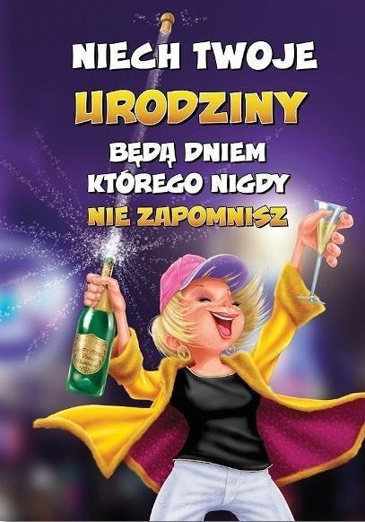 Trend Kartka okolicznościowa Urodziny MF28