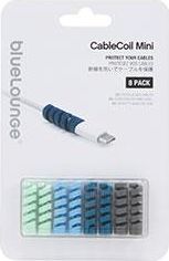 Organizer BlueLounge Spirala na przewody Różne kolory 8 sztuk (BLUCCOM-OMBLU)