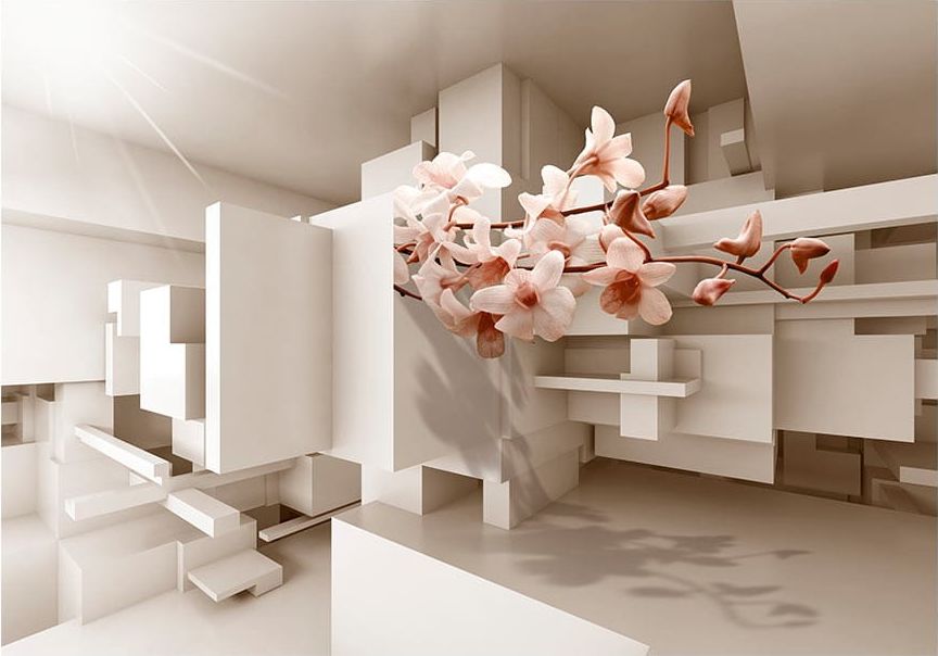 DecoNest Fototapeta - Miejska botanika - 200X140