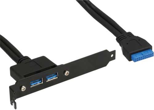 InLine Wspornik 2x USB 3.0 (33390C)