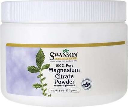 Swanson Cytrynian Magnezu 244g