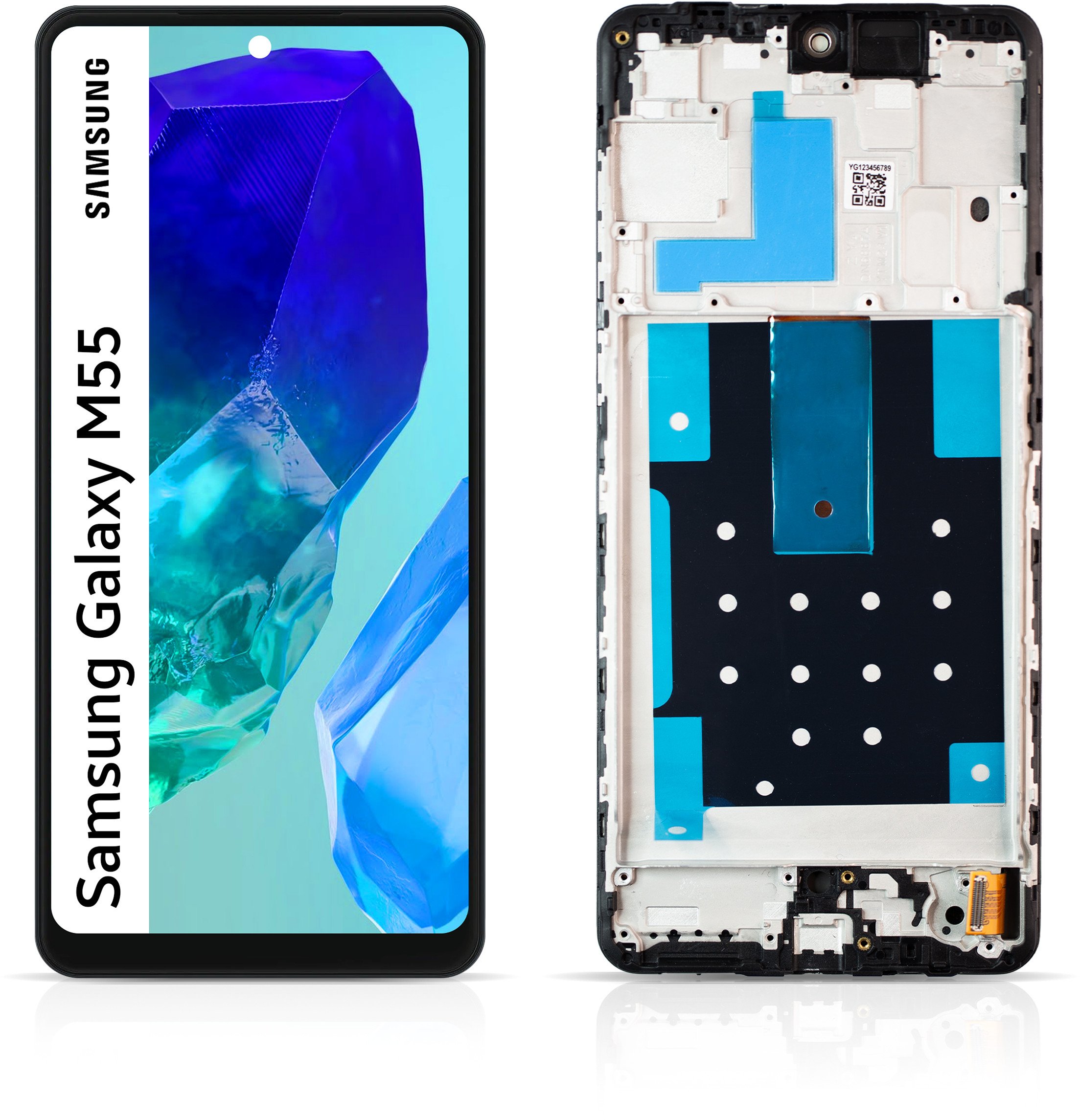 Wyświetlacz do Samsung Galaxy M55 Ekran LCD Incell Ramka SM-M556B (5904858385300)
