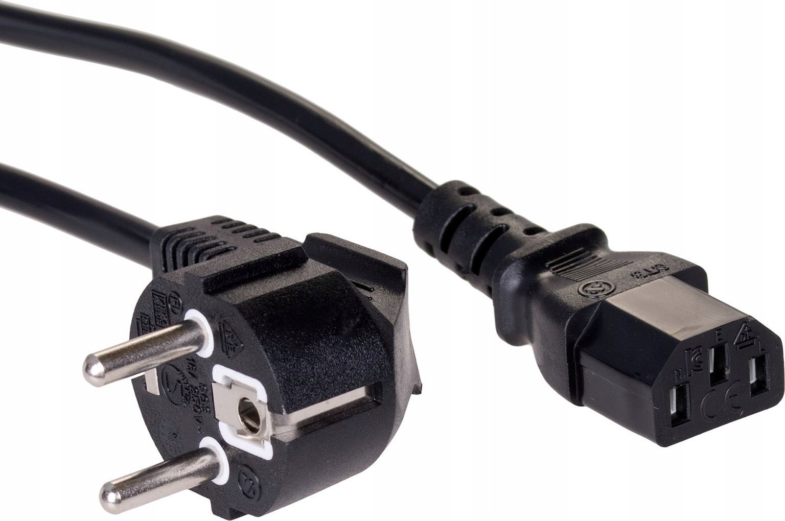 Kabel zasilający Akyga AKYGA Kabel zasilający AK-PC-05C CU CEE 7/7 / IEC C13 5m