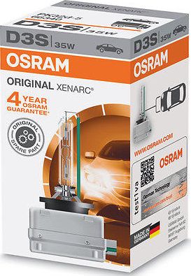 Osram ŻARÓWKA XENON D3S 42V 35W PK32D-5 XENARC ORIGINAL OSRAM 66340/4150K/