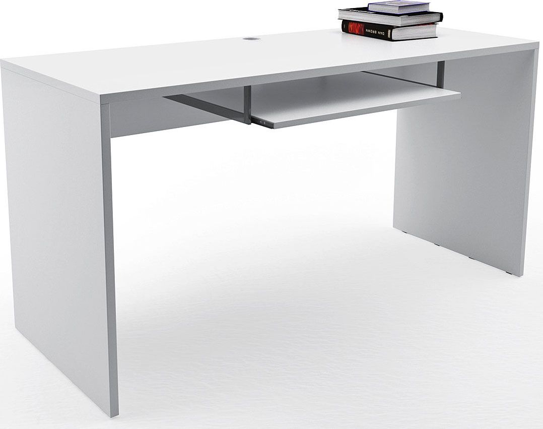 Biurko Elior Korpis Białe 140 cm x 60 cm