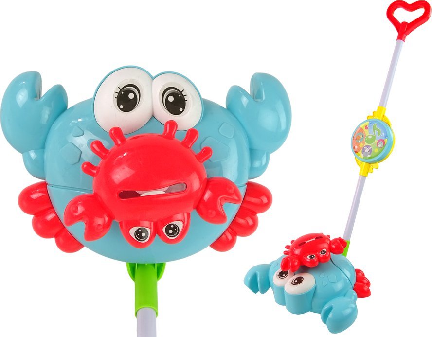 LeanToys Pchacz Świecący Kiju Krab Niebieski Muzyka