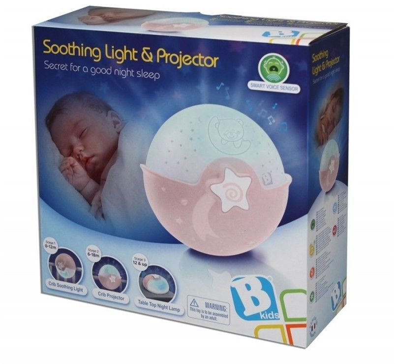 B-Kids Projektor 2w1 różowy