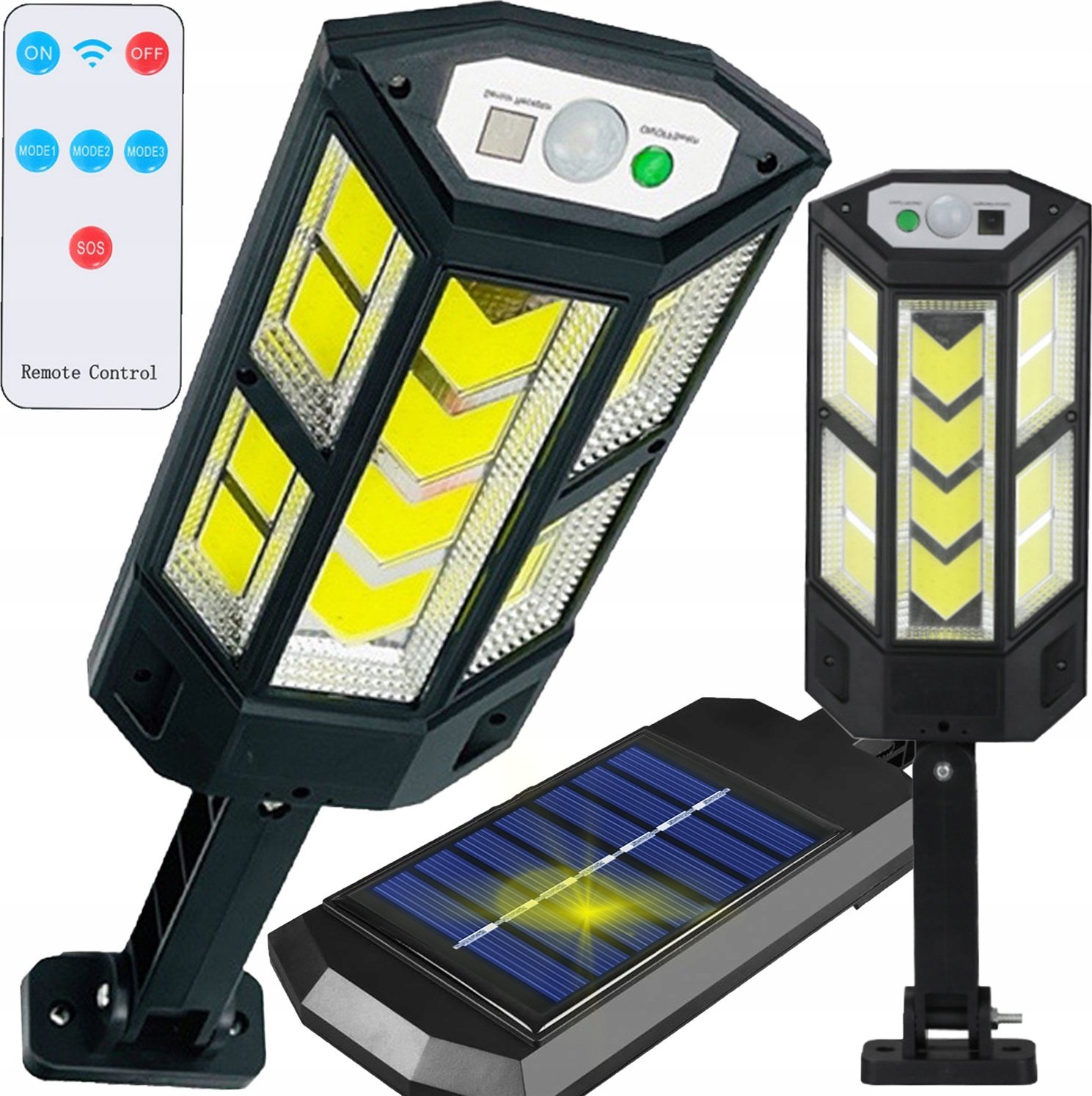 LAMPA SOLARNA ULICZNA 124 LED KXK-010-120COB