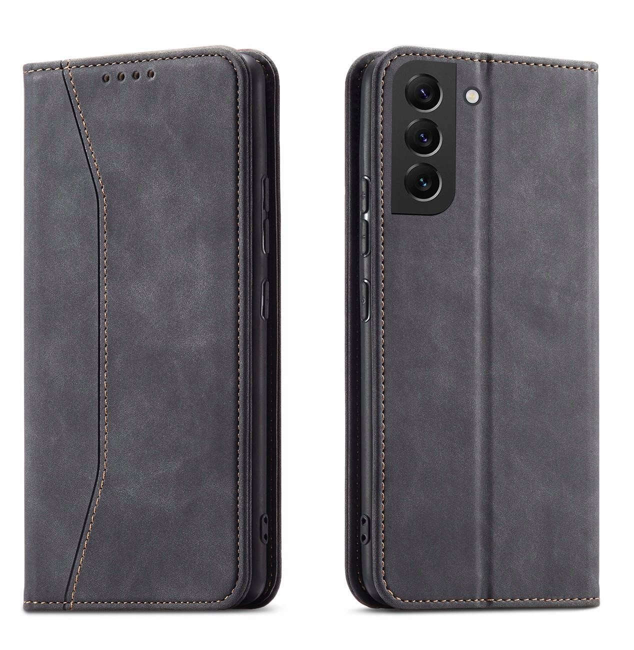 Magnet Fancy Case etui Samsung Galaxy S23+ pokrowiec z klapką portfel podstawka czarne