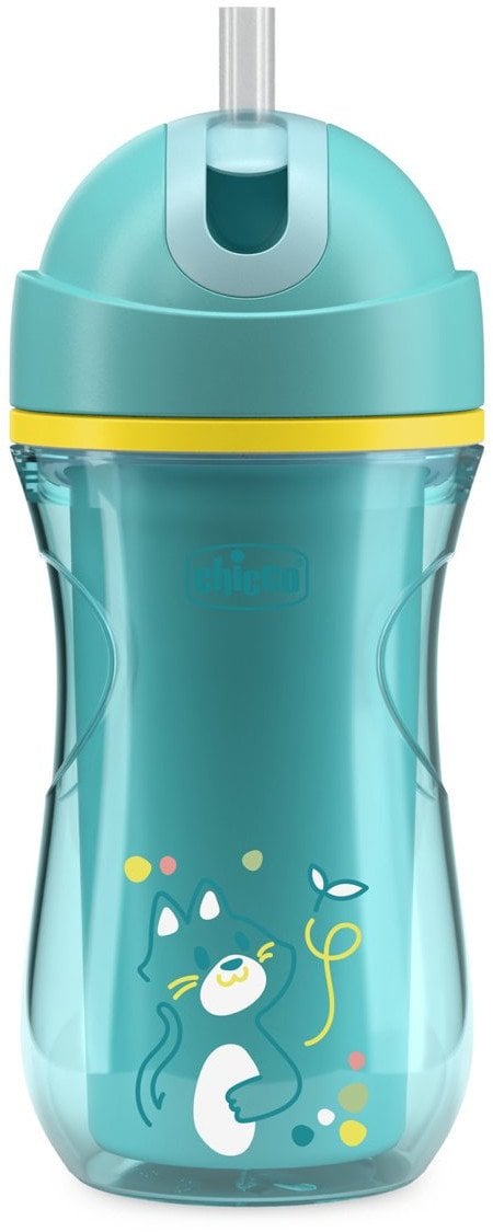 CHICCO-699125-KUBEK NIEKAPEK TERMICZNY ZE SŁOMKĄ 266M