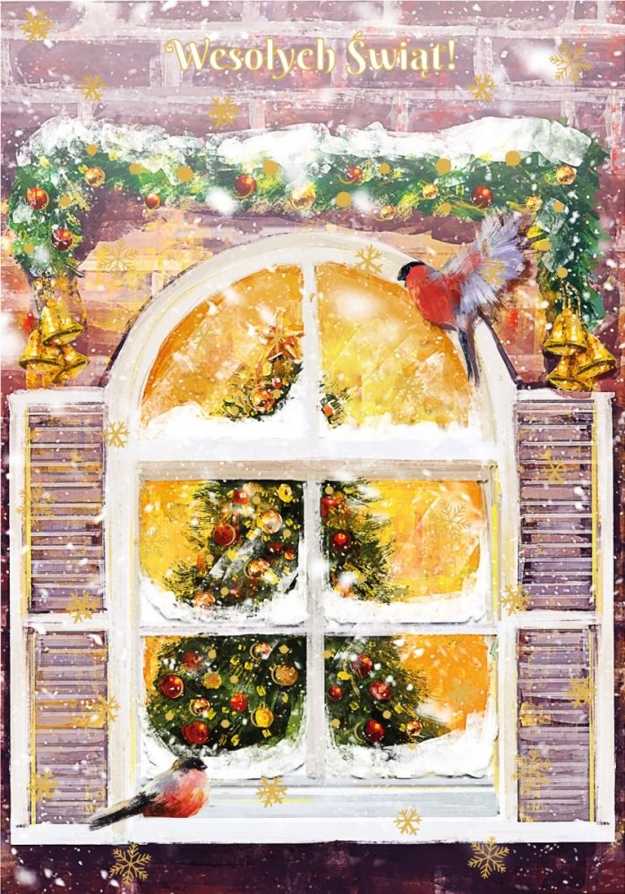HENRY Karnet B6 Boże Narodzenie Okno