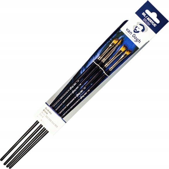 Talens Van Gogh Oil & acrylic brush set | series 302-303-304-305 no. 8