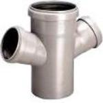 Wavin Czwórnik HT jednopłaszczyznowy 110x50x50mm sanitarny 3060924995