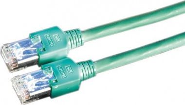 LEONI KERPEN KERPEN D1-20 PatchCord S/FTP Kat.5e zielony 1.0m kabel krosowy