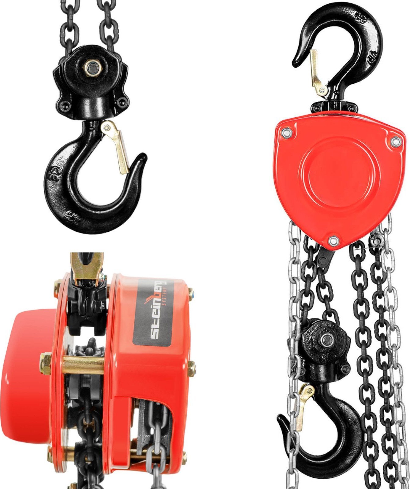 Steinberg Wciągarka wyciągarka łańcuchowa wciągnik łańcuchowy 2000 kg / 5 m Wciągarka wyciągarka łańcuchowa wciągnik łańcuchowy 2000 kg / 5 m