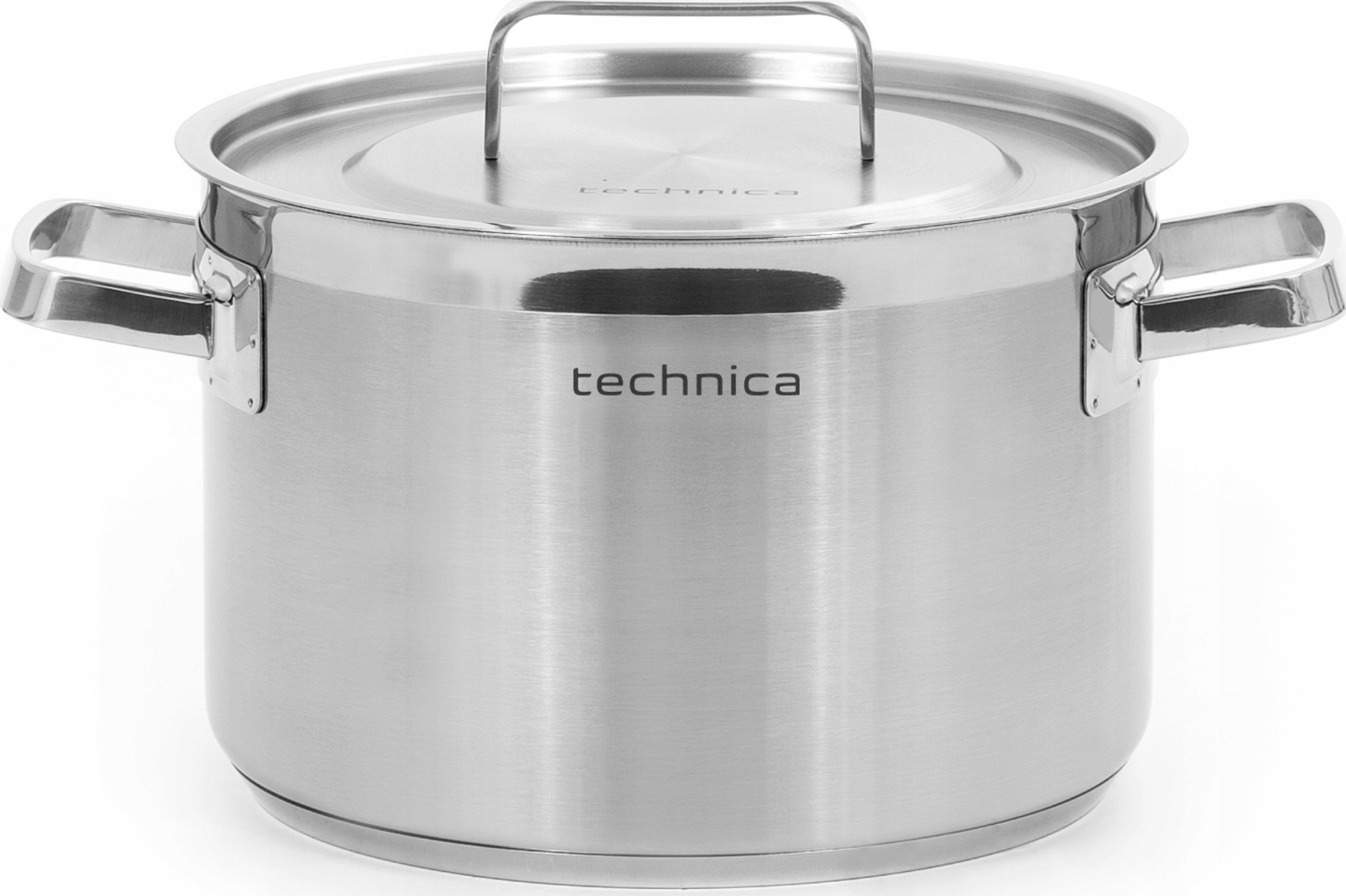 Technica Garnek średni 7,2 l o średnicy 240 mm z pokrywką ze stali nierdzewnej | TECHNICA, Platinum Line