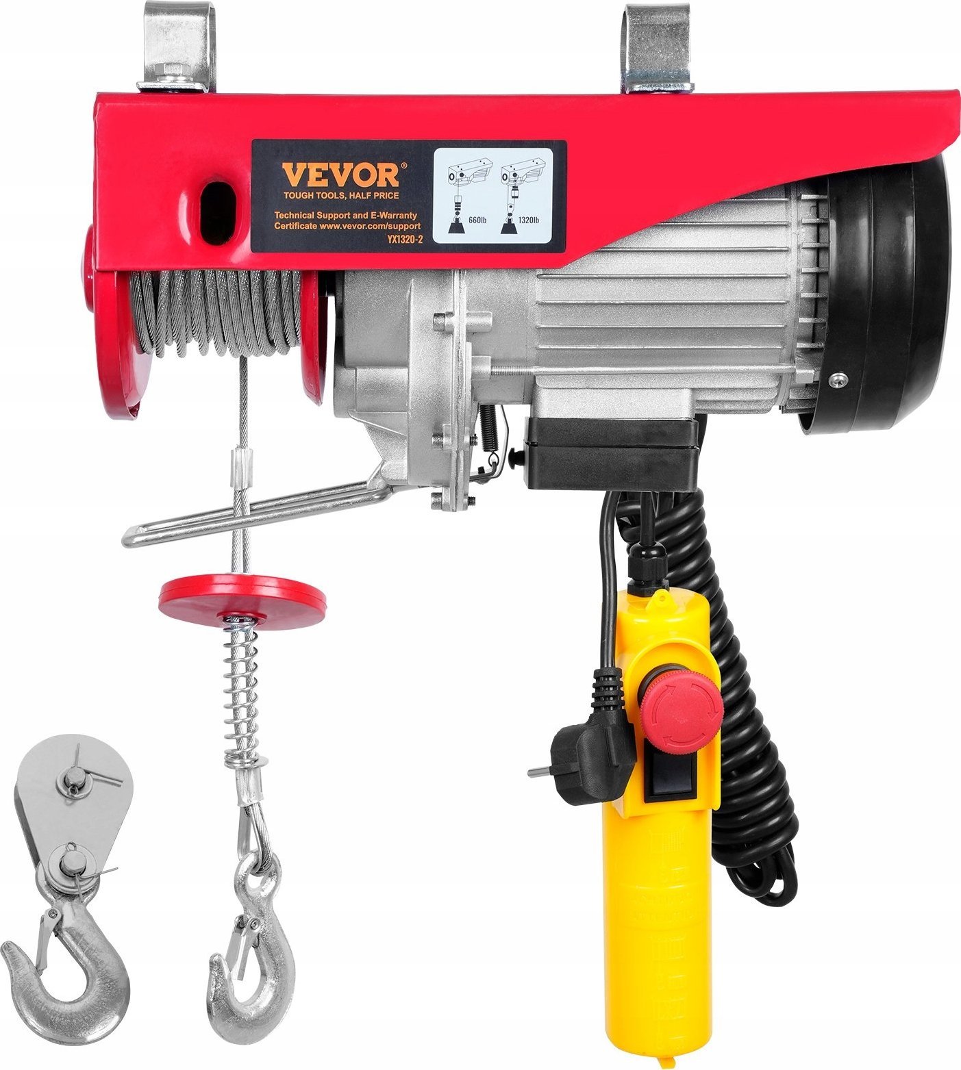 Elektryczna Wciągarka Sufitowa do Garażu 600 kg