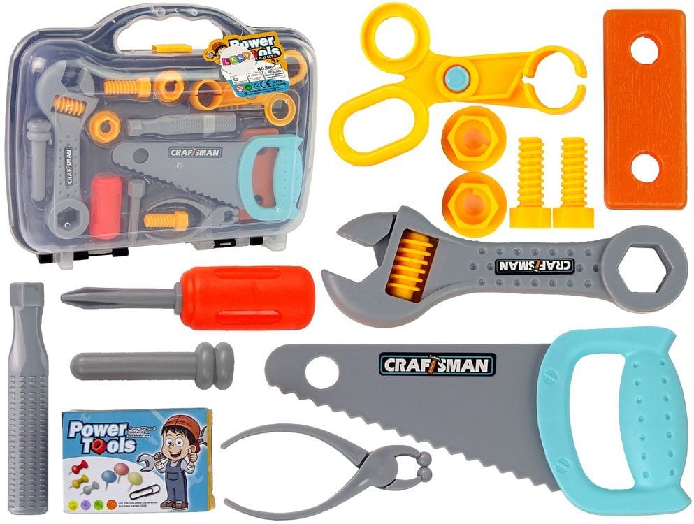 LeanToys Zestaw Majsterkowicza w Walizce Narzędzia Dla Dzieci Piła