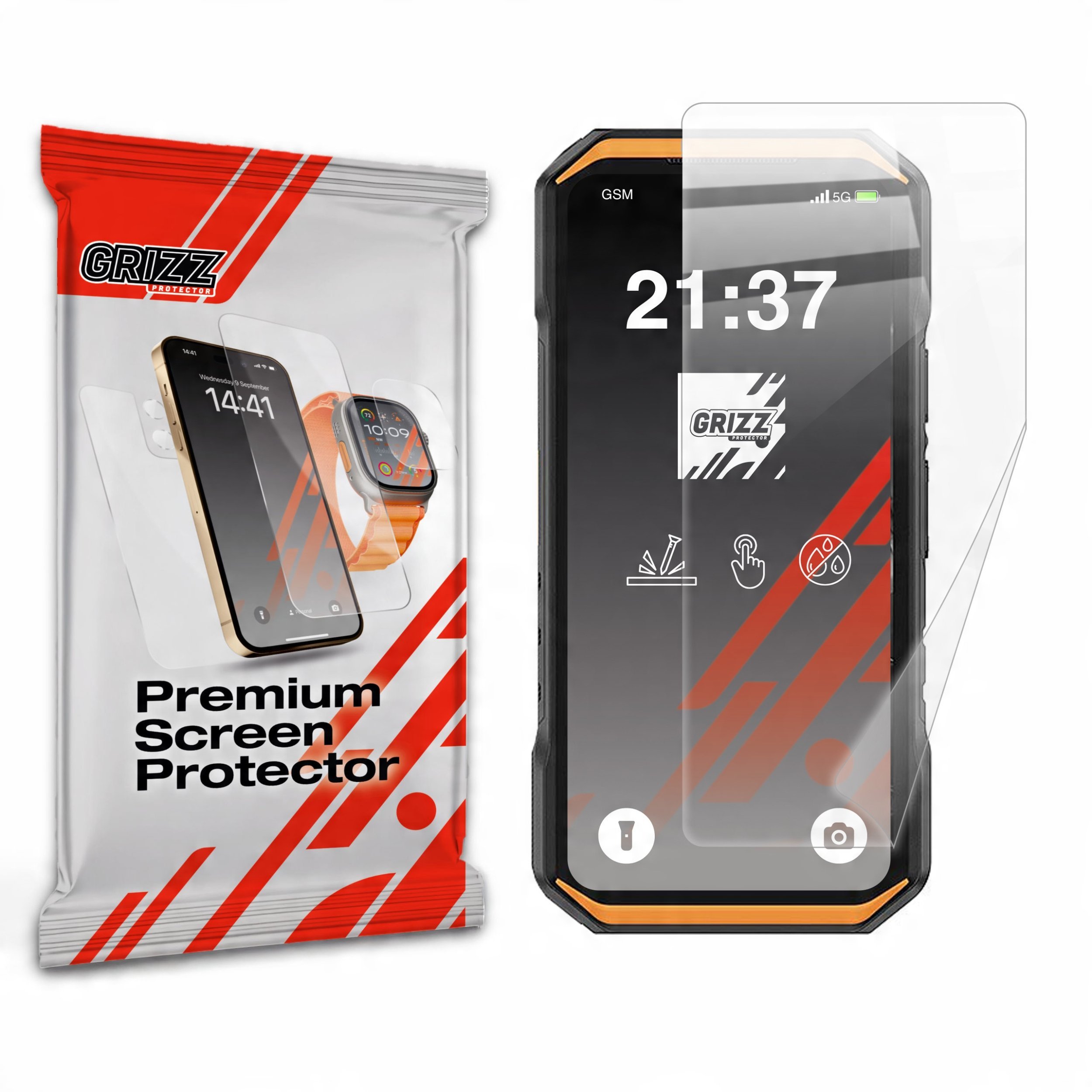 Folia ceramiczna GrizzGlass CeramicFilm do Ulefone Armor X32 Pro