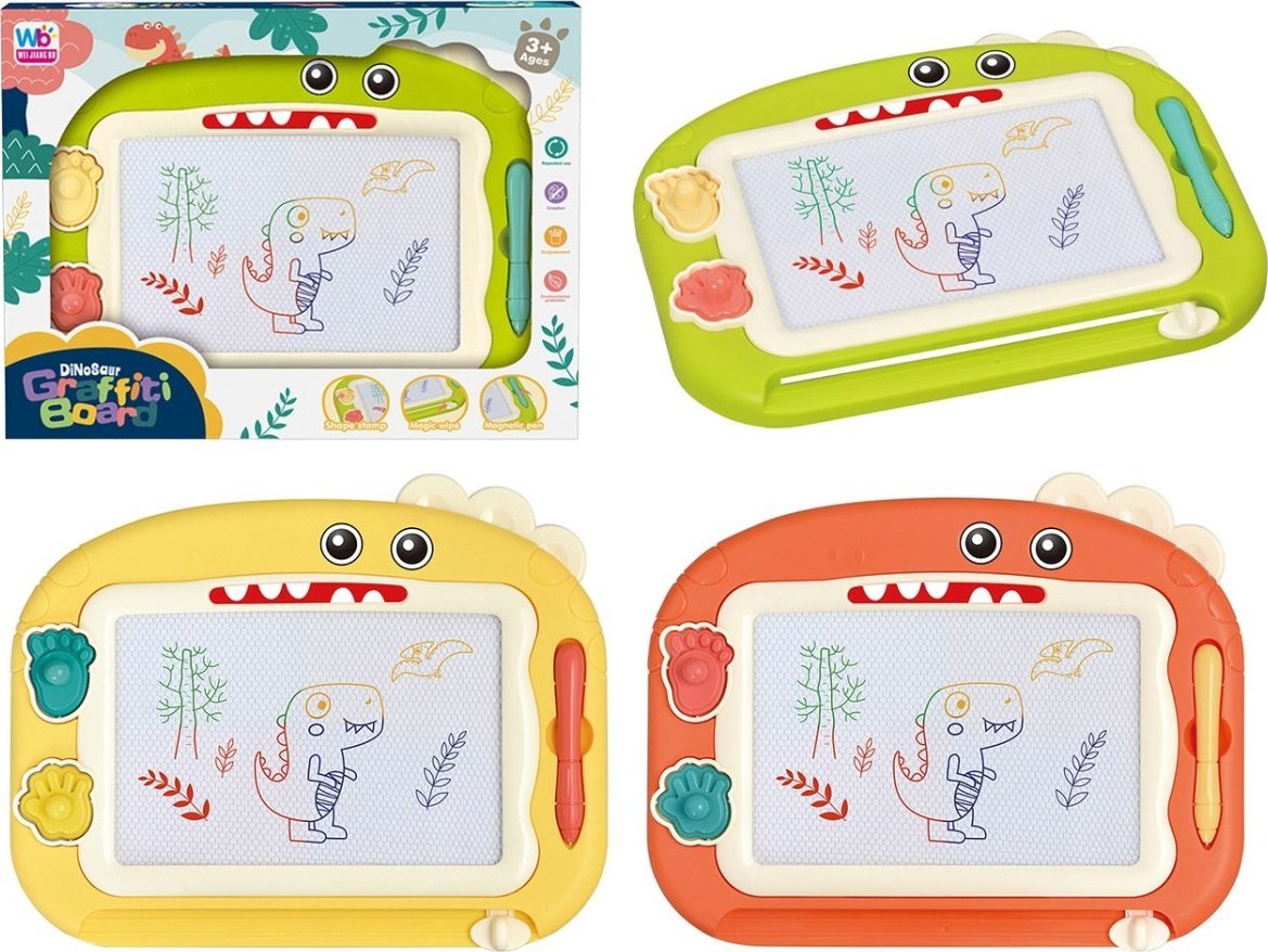 TABLICA ZNIKOPIS DINOZAUR 1SZT