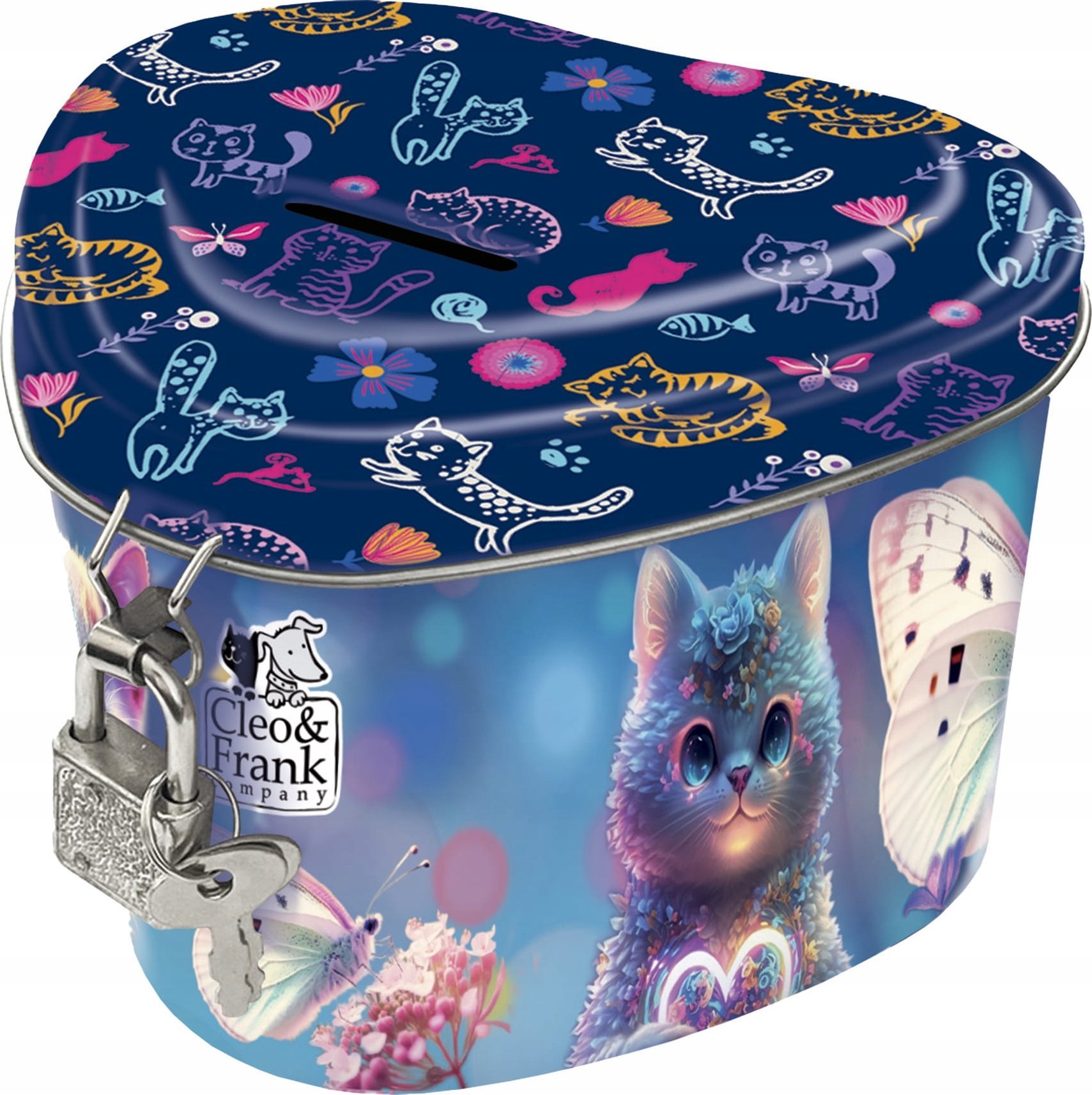 Derform SKARBONKA MET ZAM SERCE CLEO I FRANK 43 DERF FOL