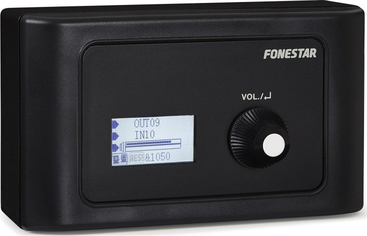 Fonestar Fonestar MPX-420V - Strefowy sterownik matrycy MPX-4088, wybór źródeł / stref / głośności, komunikacja w standardzie Cat 5e